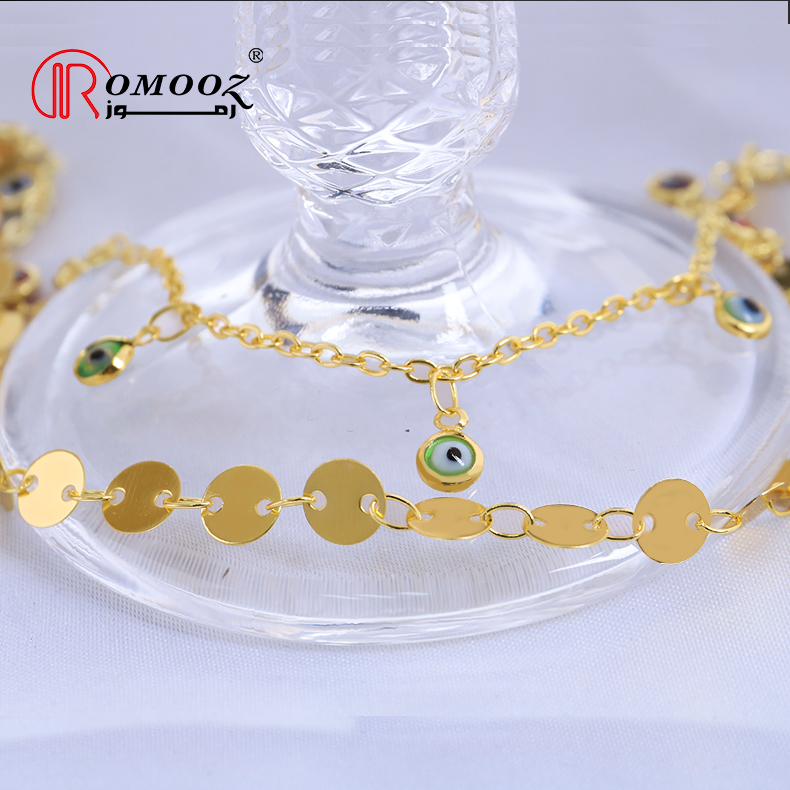 Wholesale Arabic Link Anklet Chain Anklet Gold Plated Anklet Jewelry For Women